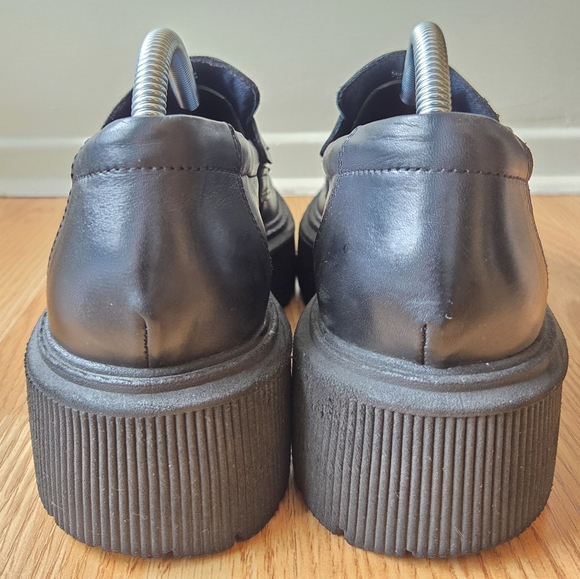 Floyd Platform Chunky Boho Casual Hippie Women's Loafers In Black Size 10 - Picture 14 of 16